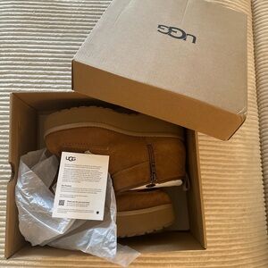UGG Cityfun Ultra Mini Boots in Tan